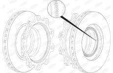 Brzdový kotouč BERAL BCR199A