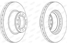 Brzdový kotouč BERAL BCR201A
