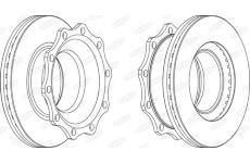 Brzdový kotouč BERAL BCR203A