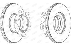 Brzdový kotouč BERAL BCR209A