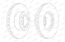 Brzdový kotouč BERAL BCR214A