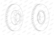 Brzdový kotouč BERAL BCR244A
