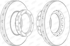 Brzdový kotouč BERAL BCR260A