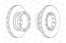 Brzdový kotouč BERAL BCR318A