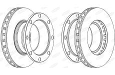 Brzdový kotouč BERAL BCR325A