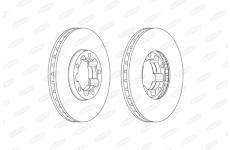 Brzdový kotouč BERAL BCR326A