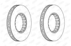 Brzdový kotouč BERAL BCR328A