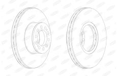 Brzdový kotouč BERAL BCR330A