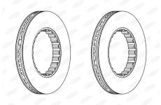 Brzdový kotouč BERAL BCR348A