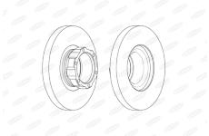 Brzdový kotouč BERAL BCR354A