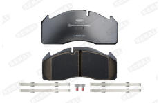 Sada brzdových destiček, kotoučová brzda BERAL BCV29125TK