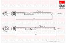 Sada sroubu pro hlavy valcu FAI AutoParts B2124