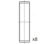 Ojniční ložisko FAI AutoParts BB2021-STD