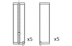 Lożisko kľukového hriadeľa FAI AutoParts BM1000-025