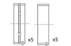 Hlavní ložiska klikového hřídele FAI AutoParts BM1001-050