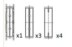 Hlavní ložiska klikového hřídele FAI AutoParts BM1012-025