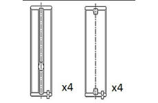 Loziska klikove hridele FAI AutoParts BM1014-STD