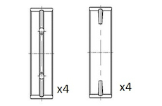 Hlavní ložiska klikového hřídele FAI AutoParts BM1015-050