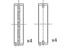 Hlavní ložiska klikového hřídele FAI AutoParts BM1017-050