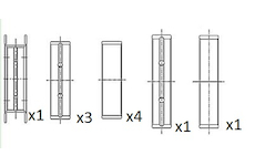 Hlavní ložiska klikového hřídele FAI AutoParts BM1020-050