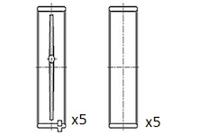 Hlavní ložiska klikového hřídele FAI AutoParts BM1024-050