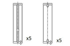 Loziska klikove hridele FAI AutoParts BM1031-025