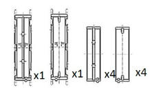 Hlavní ložiska klikového hřídele FAI AutoParts BM1033-025