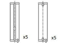 Loziska klikove hridele FAI AutoParts BM1034-025