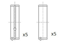 Lożisko kľukového hriadeľa FAI AutoParts BM1038-STD