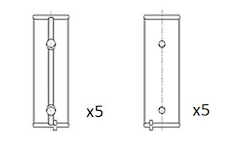 Loziska klikove hridele FAI AutoParts BM1042-STD