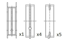 Hlavní ložiska klikového hřídele FAI AutoParts BM1049-025