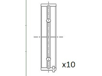 Hlavní ložiska klikového hřídele FAI AutoParts BM1052-020