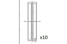 Lożisko kľukového hriadeľa FAI AutoParts BM1052-STD