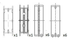 Hlavní ložiska klikového hřídele FAI AutoParts BM1064-025