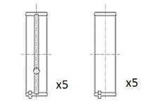 Hlavní ložiska klikového hřídele FAI AutoParts BM1130-050