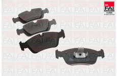 Sada brzdových destiček, kotoučová brzda FAI AutoParts BP338