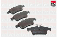 Sada brzdových destiček, kotoučová brzda FAI AutoParts BP343