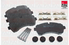Sada brzdových destiček, kotoučová brzda FAI AutoParts BP348