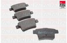 Sada brzdových destiček, kotoučová brzda FAI AutoParts BP388