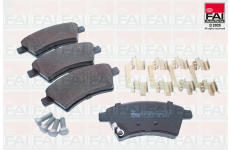 Sada brzdových destiček, kotoučová brzda FAI AutoParts BP507