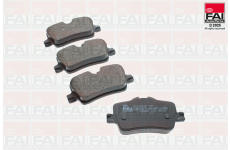 Sada brzdových destiček, kotoučová brzda FAI AutoParts BP510