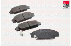 Sada brzdových destiček, kotoučová brzda FAI AutoParts BP535