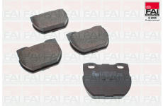 Sada brzdových destiček, kotoučová brzda FAI AutoParts BP556