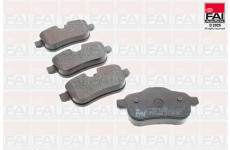 Sada brzdových destiček, kotoučová brzda FAI AutoParts BP701