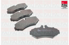 Sada brzdových destiček, kotoučová brzda FAI AutoParts BP708