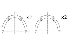 Distanční kotouč, kliková hřídel FAI AutoParts BT3003-STD