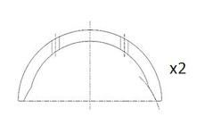 Distanční kotouč, kliková hřídel FAI AutoParts BT3007-STD