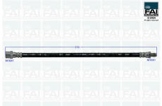 Brzdová hadice FAI AutoParts FPBH167