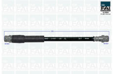 Brzdová hadice FAI AutoParts FPBH177