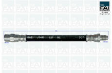 Brzdová hadice FAI AutoParts FPBH197